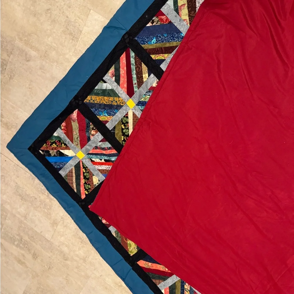 Handmade Patchwork Quilt - Picture 4 of 6